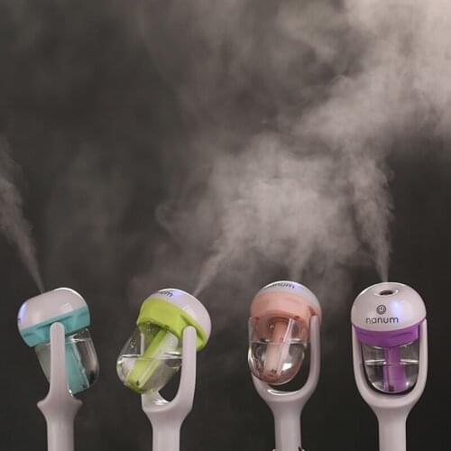 Car Steam Air Humidifier Aroma Diffuser Mini Air Purifier Aromatherapy Essential Oil Diffuser Mist Maker Fogger