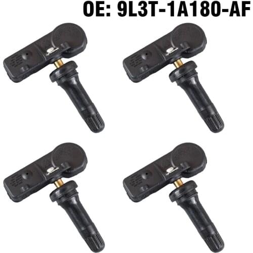 4 PCS Car Tire Pressure Monitor Sensor TPMS 9L3T-1A180-AF for Ford Focus Mustang Fusion Taurus Edge Escape Explorer