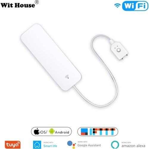 Tuya Home Alarm Water Leakage Alarm WIFI Leak Sensor Water Flood Overflow Detector Security Alarm System Alert No Hub