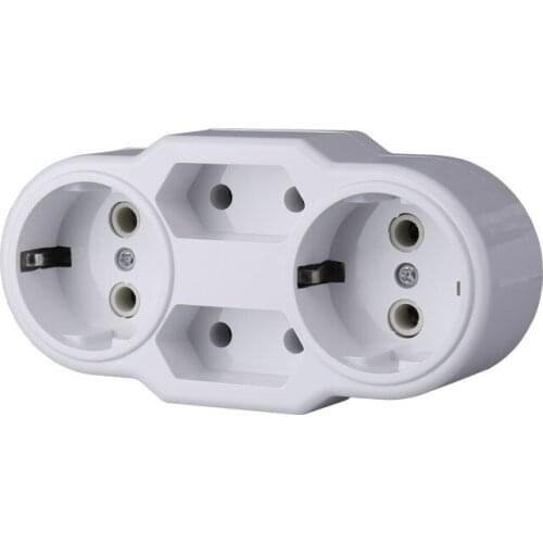 European Type Conversion Plug 1 TO 4 Way EU Germany Standard Power Adapter Socket 16A Room Multifunction Plugs AC 250V