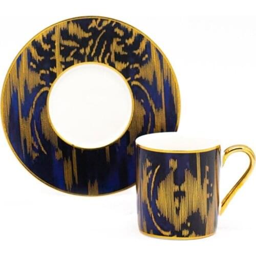 DOLBOVI Zücev 6 Personality Navy Mist Pattern coffee cup Pad Harlem-15 mug кружка coffee cup cup