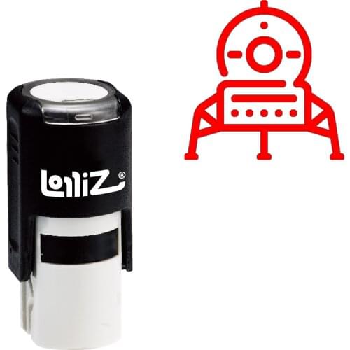 LolliZ Lander Self-Inking Rubber Stamp - Modern Symbol Series