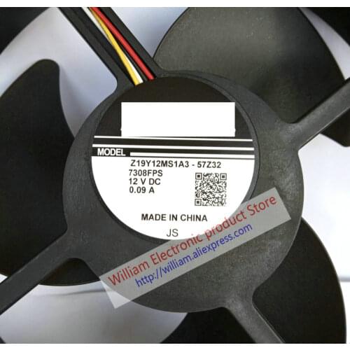 New Original NIDEC Z19Y12MS1A3-57Z32 7308FPS DC12V 0.09A For haier refrigerator frozen cooling fan