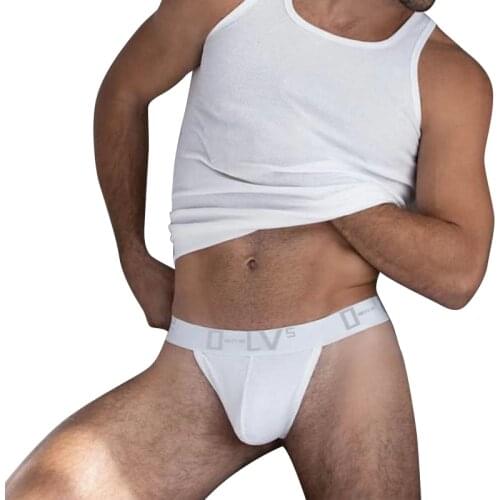 ORLVS G-strings Stretch Protection Belt Soft Material Skin Friendly Double Ding Front Gear Raised Pouch Thongs Male Sexy Shorts