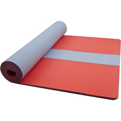 Hit The Colors Design 8mm TPE Yoga Mat Non Slip Carpet Mat For Beginner Environmental Fitness Gymnastics Mats and Pilates