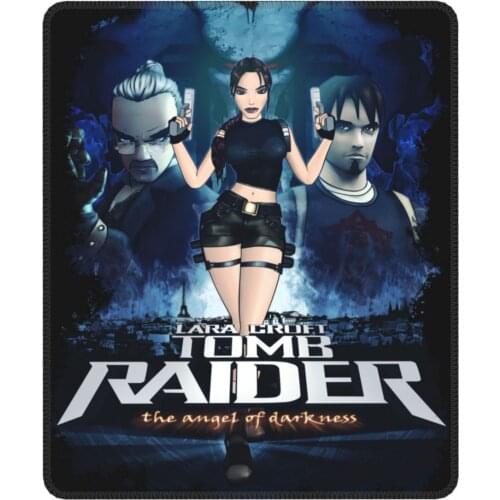 Tomb Raider Angel Of Darkness Gaming Mouse Pad Lara Adventer Game Antislip Soft Mat Rubber Office Home Deco Mat