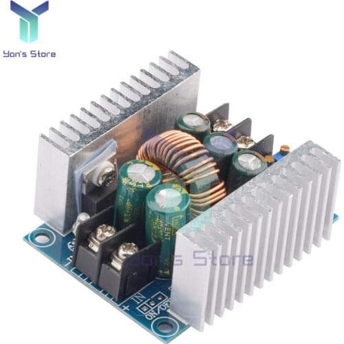 DC 300W 20A CC CV Constant Current Adjustable Buck Converter Step Down Module LED Driver Power Electrolytic Capacitor Converter