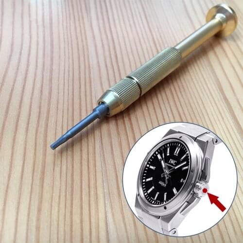 Inner hexagon watch crown tube screwdriver for I W C Ingenieur Family 40mm automatic watch IW3239