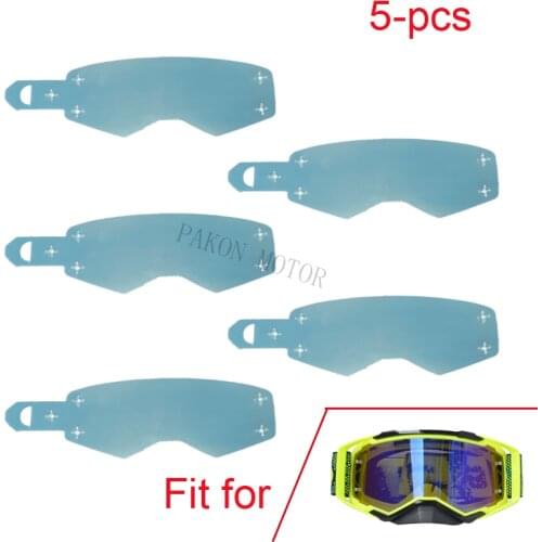 Tear Off Film of Goggles Sunglasses Lens Protective Rubber Dirtbike Tearable offs Plastic Cover Eyes Safety Accessories