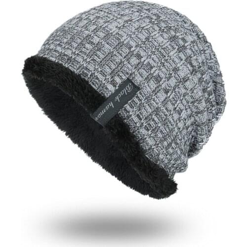 Winter Unisex Plus cashmere Thickened camouflage Beanies Fashion AB yarn long denotation Winter leisur Hats for Women men