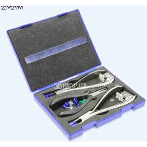 ZJMZYM High Quality 3TB01A Rimless Eyeglass Plier Rubber Stopper Disassembly Tool Pliers Eyeglasses Glasses Pliers Tool Kit Set