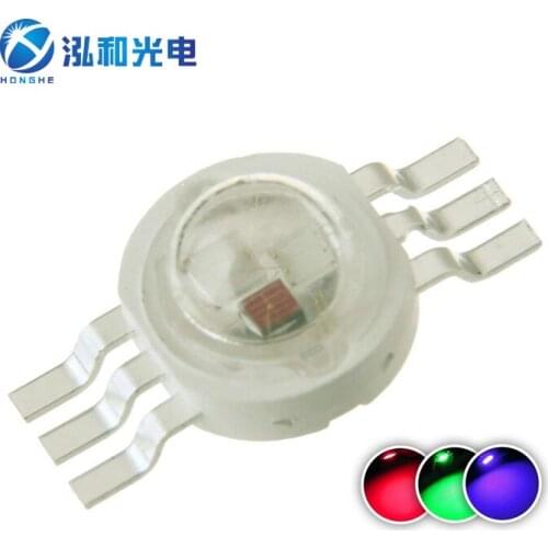 1000pcs 1W*3 LED High Power LEDs 6Pin RGB Diodes for DIY Car Light (Send after QC))