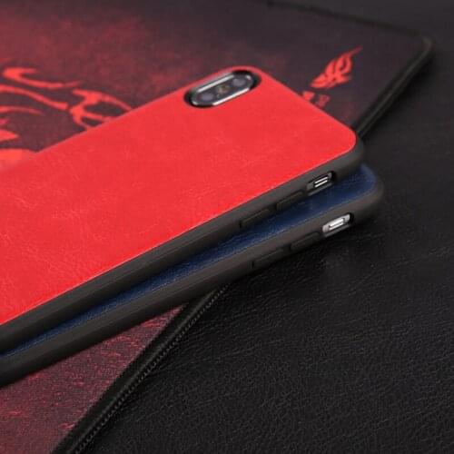 2PS Low price Phone Cases For iPhone X Xs Max Cover Soft PU Retro Oil wax skin TPU Silicone Case For iPhone 6 6S 7 8 Plus Case