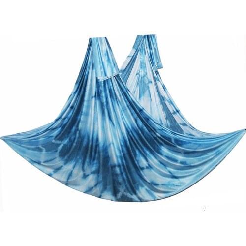 2020 Aerial Yoga hammock Silk Fabric Equipment Anti-Gravity Yoga Swing Bed Device Fitness Yoga Home Gym (Fabric only)