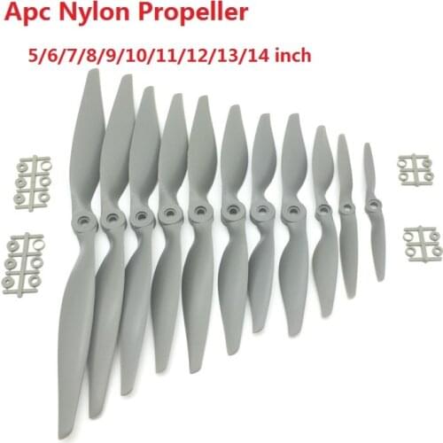 4pcs/lot Gemfan Apc Nylon Propeller 5x5/6x4/7x5/8x4/8x6/9x6/10x5/10x7/11x5.5/12x6/13x6.5/14x7 Props For RC Model Airplane