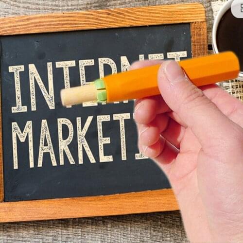 5pcs / Lot New Dust-free Chalk Holder Pen Lastic Chalk Clip For Teacher Porta Tiza On Blackboard Sticker Blackboard