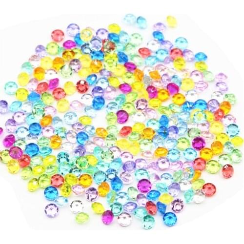 500 Pieces 4.5mm Acrylic Plastic Diamond Shape Game Pawn Pieces For Board Games Counter Accessories Multi color