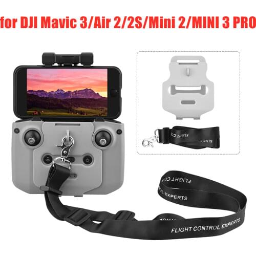 Adjustable Lanyard for DJI Mavic Air 2/2S/Mini 2 Drone Remote Controller Accessories Hook Holder Neck Strap Buckle Brackt Mount