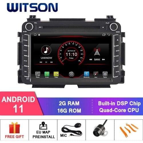 WITSON Android 10. 0 2GB RAM 16GB FLASH CAR RADIO for HONDA HRV 2015 / VEZEL 2015 GPS+DAB+OBD+TPMS+DVR supported