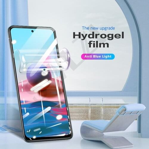 Soft full cover hydrogel film for Redmi note 7 8 10X pro 7S 8T 9 9S 9T 10 pro Max 10S protective film screen protector Not Glass