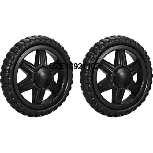 Shopping Cart Wheels Travelling Trolley Caster Replacement 5 Inch Dia 2Pcs