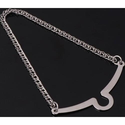 2pcs Hot Sale Men Tie Chain Gold Silver Alloy Fashion Bowtie Suit Shirt Jewelry