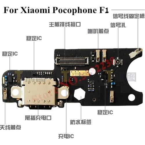 LINTONGYAO Microphones For Xiaomi Pocophone F1 Phones