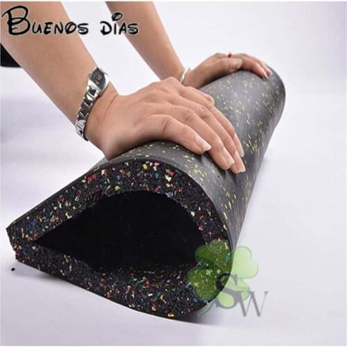 Soft, antiskid, wear-resistant and weather EPDM rubber damping floor pad treadmill acoustic mat
