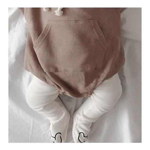 2020 autumn new childrens clothing cute bear pantyhose soft and comfortable new climbing leggings