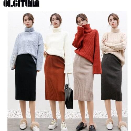 OLGITUM Womens Autumn Skirts