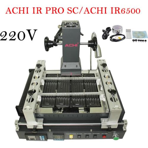 ACHI IR PRO SC ACHI IR6500 bga rework station infrared soldering station for motherboard chip pcb refurbished repair system