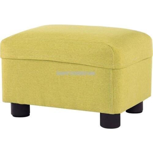 Cloth Footstool Sofa Stool Fashion Living Room Bedroom Footstool Square Stool Household Small Stool Creative Shoe Changing Stool
