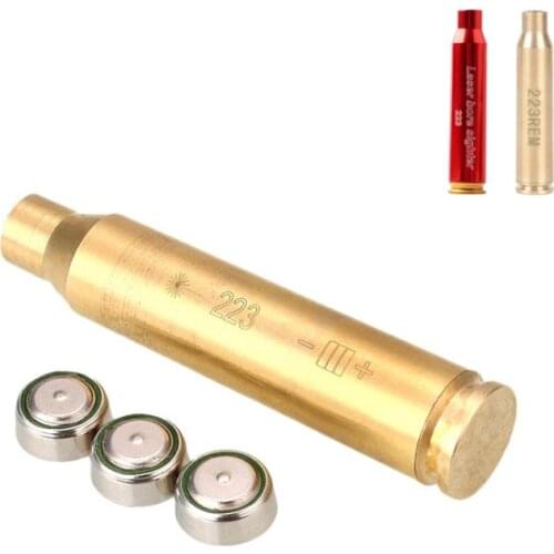 Tactical cartridge red dot sight 12GA 20GA .223 red laser sight rifle sight shotgun accessories with battery zero adjuster