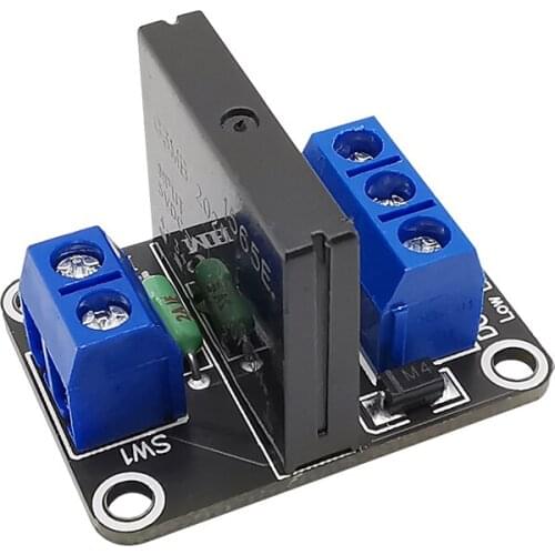 1 Channel 5V DC Relay Module Low Level Trigger Solid State Relay Relais Module 240V 2A Output with Resistive Fuse for Arduino