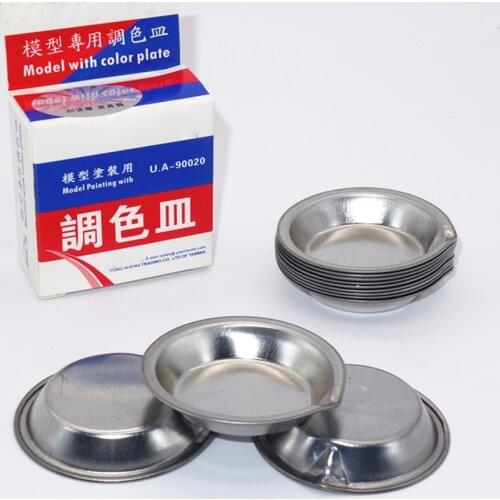 12pcs/set Model Color Plate Hobby Painting Color Palette Tools UA-90020A for Model Coloring Plates For Gundam Parts Accessories