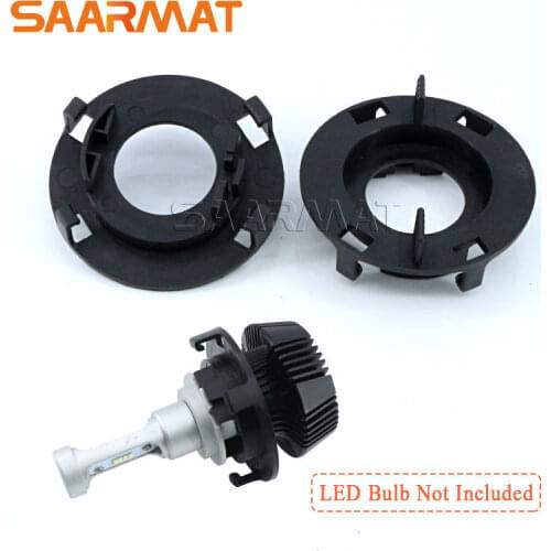 2Pcs H7 For LED Bulbs Headlight Holder Conversion Light Adapter Lamp Base For KIA K6 2016/Hyundai/Tucson