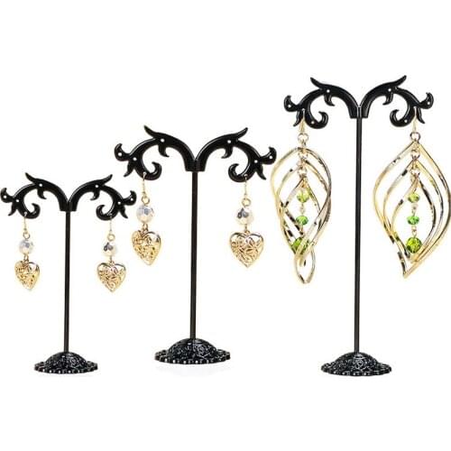 3pcs Creative Jewelry Shelf Display Rack Stand Holder Earrings Metal Organizer Storage Vintage Exquisite Gifts Boutique Tree