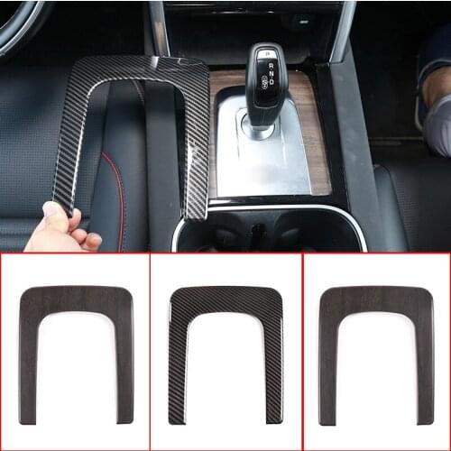Car Center Console Gear Shift Panel U-shaped Frame Cover Trim ABS Chrome For Land Rover Discovery Sport L550 2020 Car Accessorie