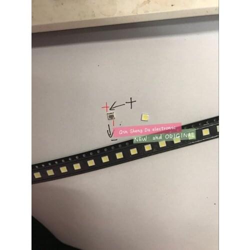 FOR WOOREE LIGHT LED backlight LCD TV 3535 3537 LED SMD Lamp bead bead 2W 6V 3535 Cold white High Power 350ma 160LM