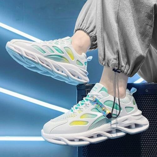 Low Joker Simple Summer Air Mesh Breathable Trend Running Shoes Rubber Scarpe Uomo Advanced Fashion Sneakers Breathable Holes