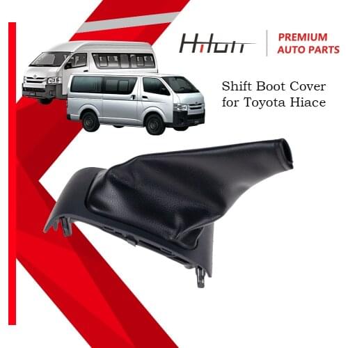 Shift Boot Cover Black for Toyota Hiace 2005-2018 Commuter 2005-2018 Quantum 2005-2018