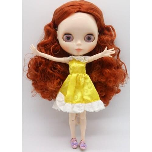 Joint body Nude blyth Doll,Factory doll ,Fashion doll Suitable For DIY curly hair 0719