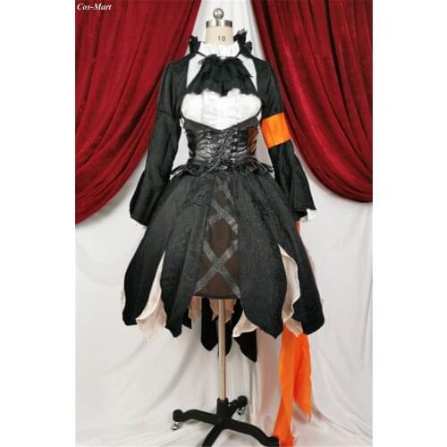 Hot Selling Game Arknights Talulah Cosplay Costume Fashion Black Uniform Dress Activity Party Role Play Clothing Custom-Make