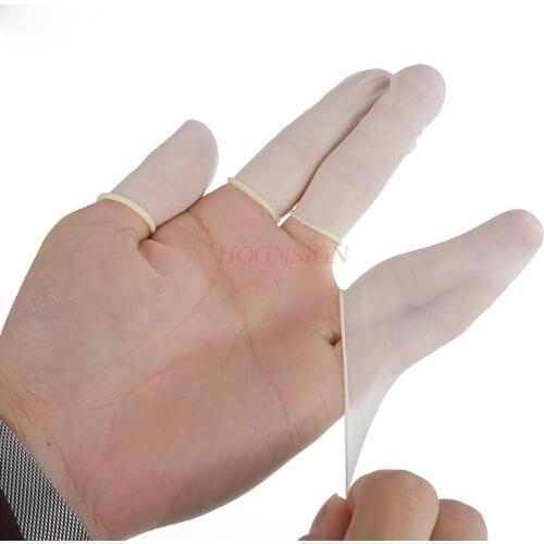 500g Latex finger sets disposable non-slip dust-free purification wear-resistant industrial rubber protective finger hood labor