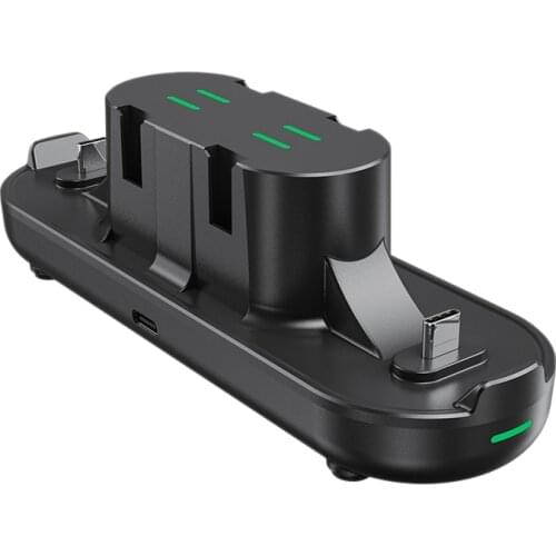 NEW-Controller Charger,6 in 1 Charging Dock Station for Nintend PS5 Switch with LED Charging Indicator and Type C Cable