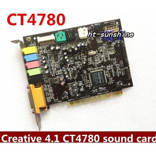 Original disassemble for Creative SOUND BLASTER LIVE CT4780 4.1 sound card working good