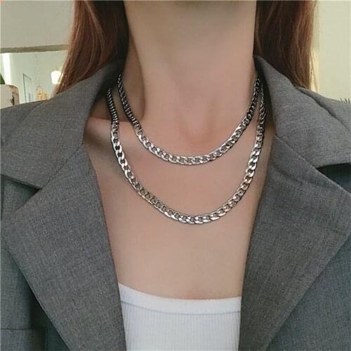 Necklace cold wind chain collarbone chain for women lovers neck pendant accessories