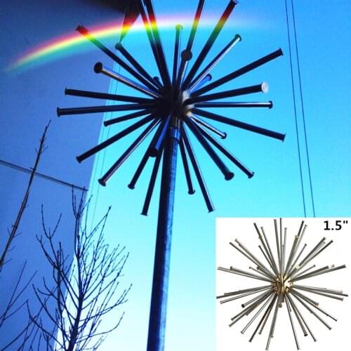 Factory Direct 1.5inch DN40 brass crystal ball dandelion fountain nozzle Landscape Water Pool