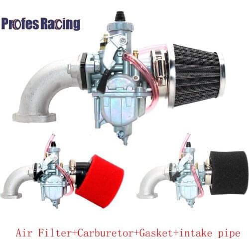 PZ26 26mm 125cc Dirt bike Pit Bike VM22 Carburetor 38mm Air filter 56-2 intake manifold for Mikuni 125 140cc horizontal engine
