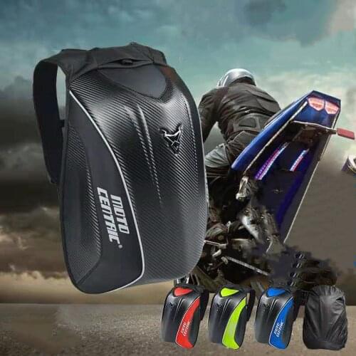 Universal Motorcycle Backpack Motocross Riding Racing Storage Bag Touring Luggage Motorbike Bag Waterproof Carbon Fiber